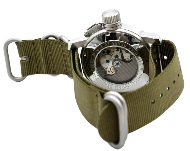 ТРИУМФ ПОДВОДНАЯ ЛОДКА КУРСК, 24-часовые время, сапфировое стекло (1089.21)