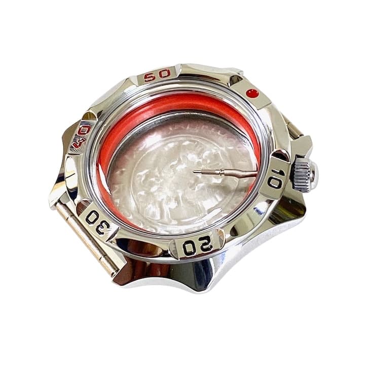 Корпус 531 для часов VOSTOK KOMANDIRSKIE с ручным заводом, хромированный, полированный, в комплекте 531ksb
