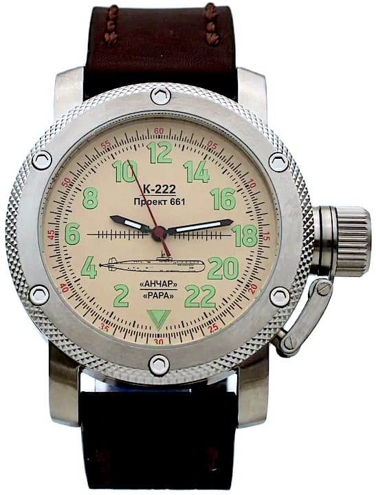 ТРИУМФ ПОДВОДНАЯ ЛОДКА АНЧАР, 24-часовые время, сапфировое стекло (1032.02)