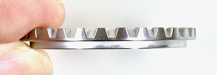 Crown ПЕПСИ безель ВОСТОК АМФИБИЯ КОМАНДИРСКИЕ с пружиной, брашированный (LU-INS-40)