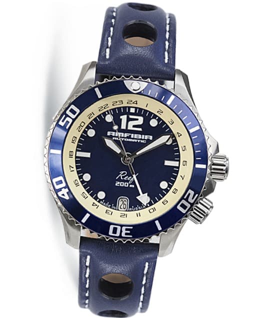 ВОСТОК AMFIBIA REEF, дополнительное 24-часовое GMT время (080480)