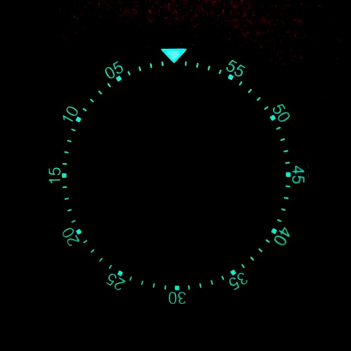 Безель обратного счета, керамика ВОСТОК АМФИБИЯ КОМАНДИРСКИЕ с пружиной (LU-INS-27)