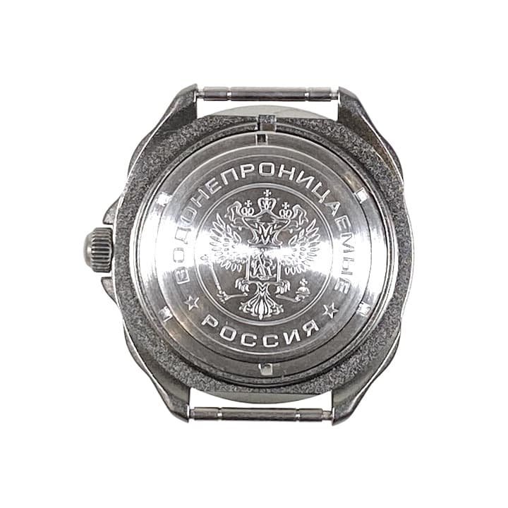 Корпус 216 для часов VOSTOK KOMANDIRSKIE с ручным заводом, покрытый карбонитридом титана, сатинированный, в комплекте 216ksb