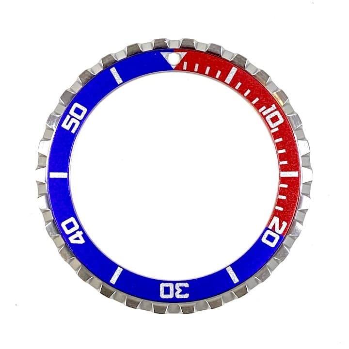 Crown ПЕПСИ безель ВОСТОК АМФИБИЯ КОМАНДИРСКИЕ с пружиной, брашированный (LU-INS-40)
