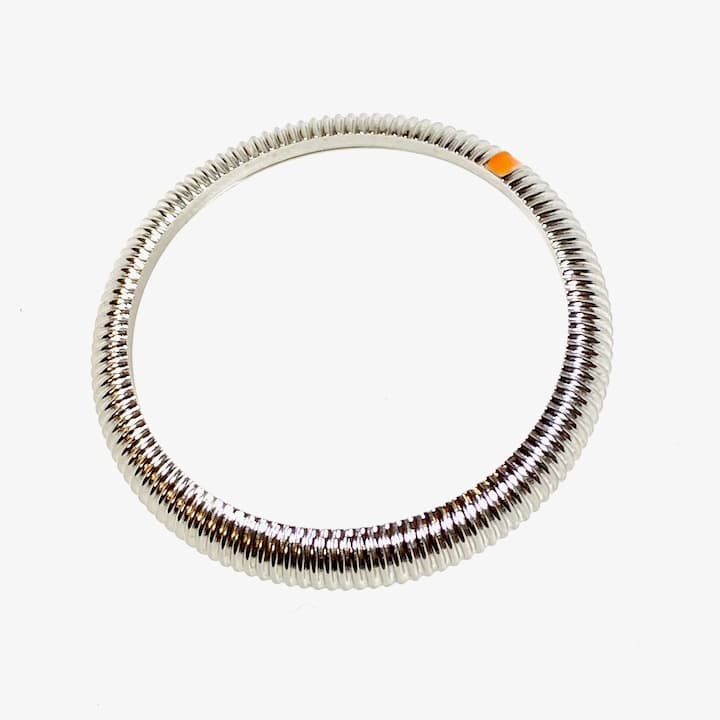 Рифленый безель полированный SwissChrono VOSTOK AMPHIBIA KOMANDIRSKIE с пружиной (LU-MAS-12)