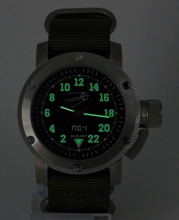 ТРИУМФ СПУТНИК 1, 24-часовые время, сапфировое стекло (1124.21)