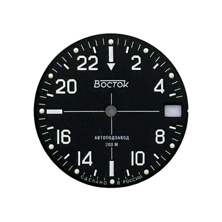 Циферблат 076 Восток Амфибия СНАЙПЕР 24-часовое время