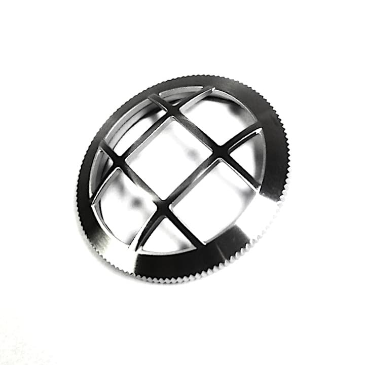 Безель с защитной решеткой ВОСТОК АМФИБИЯ КОМАНДИРСКИЕ с пружиной, брашированный (LU-MAS-54)