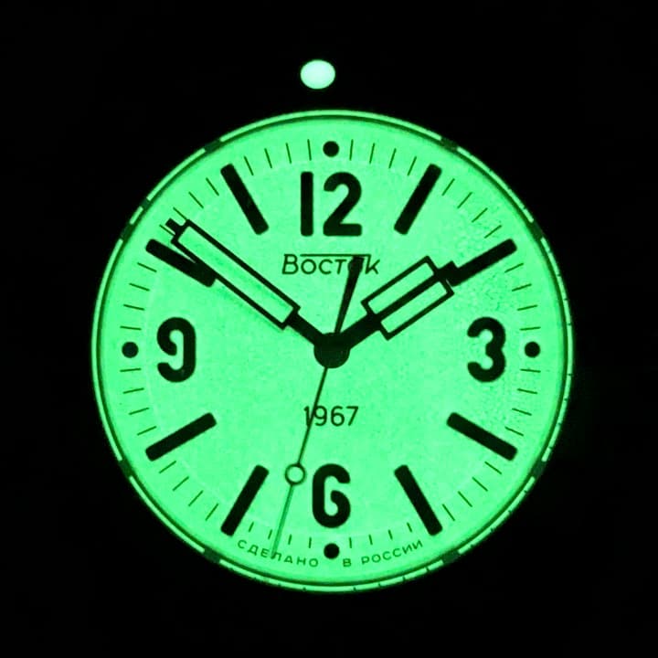 ВОСТОК АМФИБИЯ 1967, сапфировое стекло (190046)