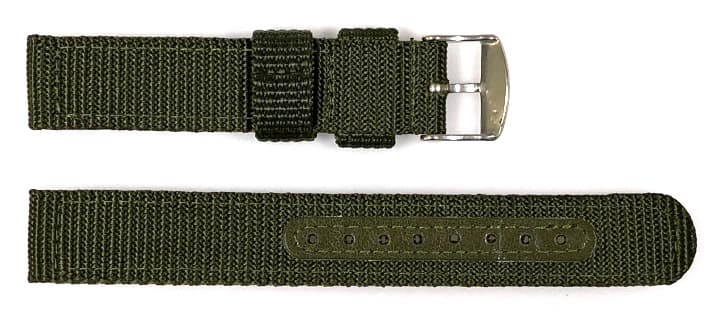 22 мм нейлоновый  хаки из двух частей с пряжкой