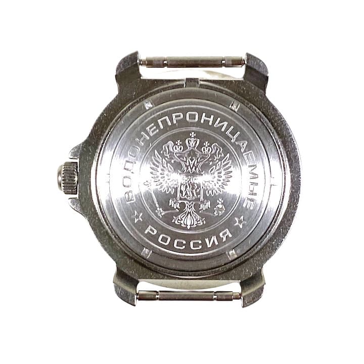 Корпус 816 для часов ВОСТОК КОМАНДИРСКИЕ с ручным заводом, покрытый карбонитридом титана, сатинированный, в комплекте 816ksb / 1