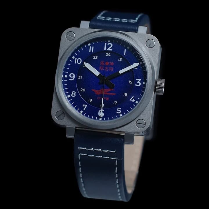 УМНЯШОВ КАМИКАДЗЕ, нержавеющая сталь и титан, сапфировое стекло, 41x41mm (UM-G2)