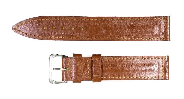 18мм VOSTOK кожаный ремешок, коричневый (LD18-03)