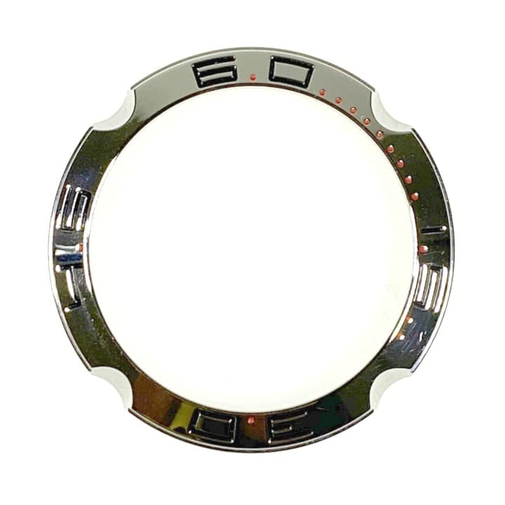 Безель VOSTOK АМФИБИЯ с пружиной, полированный, красные секунды (10k5/1)