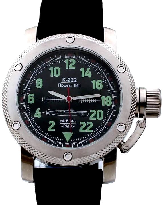 ТРИУМФ ПОДВОДНАЯ ЛОДКА АНЧАР, 24-часовые время, сапфировое стекло (1034.01)