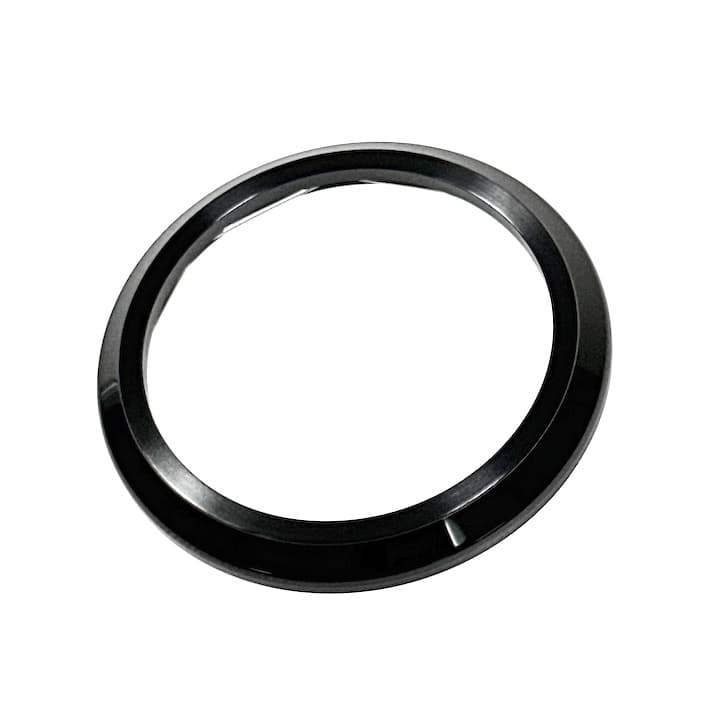 Чистый безель для часов Восток Амфибия с пружиной, PVD черный, полированный/брашированный (17k-5/2)