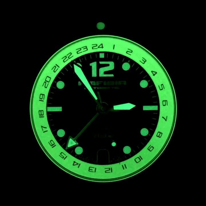 ВОСТОК AMFIBIA REEF, дополнительное 24-часовое GMT время (080480)