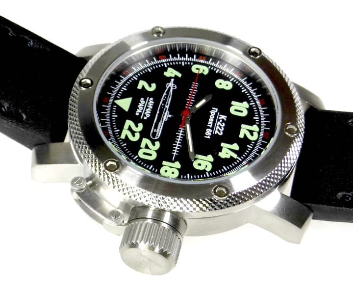 ТРИУМФ ПОДВОДНАЯ ЛОДКА АНЧАР, 24-часовые время, сапфировое стекло (1034.01)