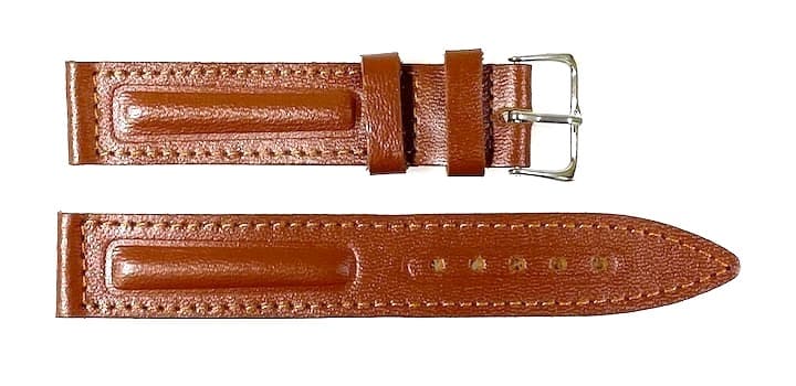 18мм VOSTOK кожаный ремешок, коричневый (LD18-03)