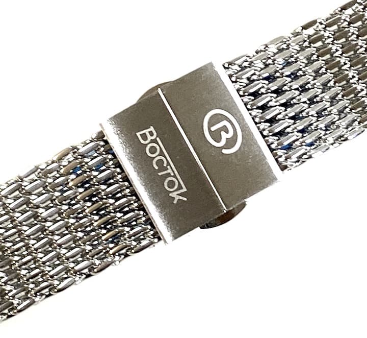 18мм шарк меш браслет ВОСТОК АМФИИЯ КОМАНДИРСКИЕ (ST18-07)