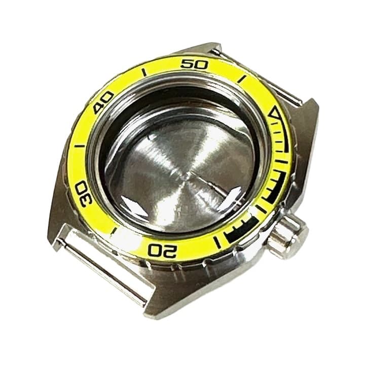 Корпус ВОСТОК 650, брашированный, безель с белым вкладышом (650ksb / 6)