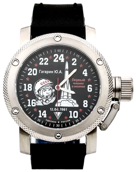 ТРИУМФ ЮРИЙ ГАГАРИН, 24-часовые время, сапфировое стекло (1116.01)
