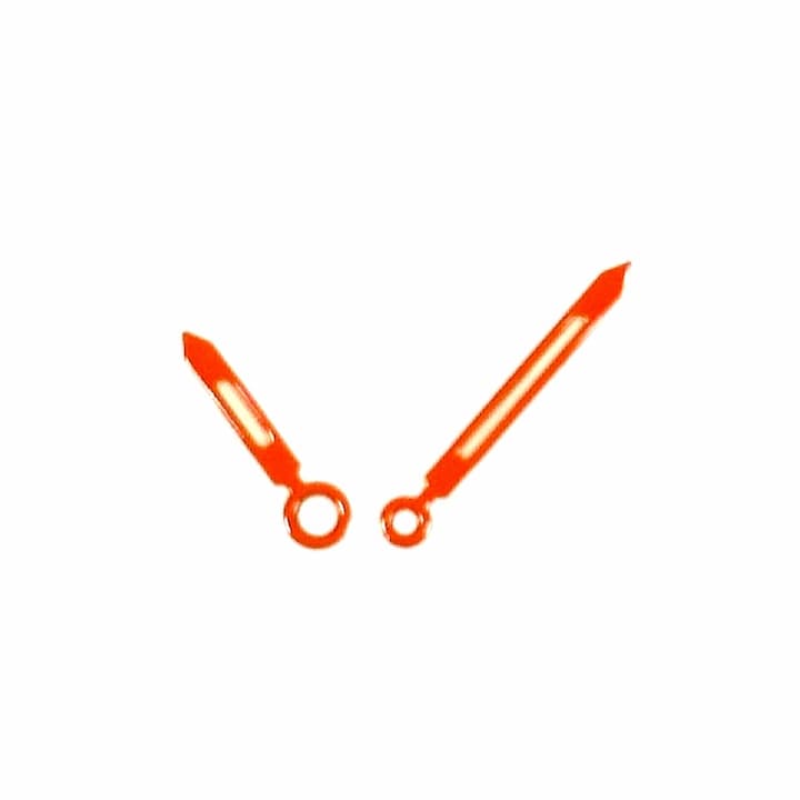 Оранжевые минутный и часовой стрелки ВОСТОК КОМАНДИРСКИЕ (PAAR13)