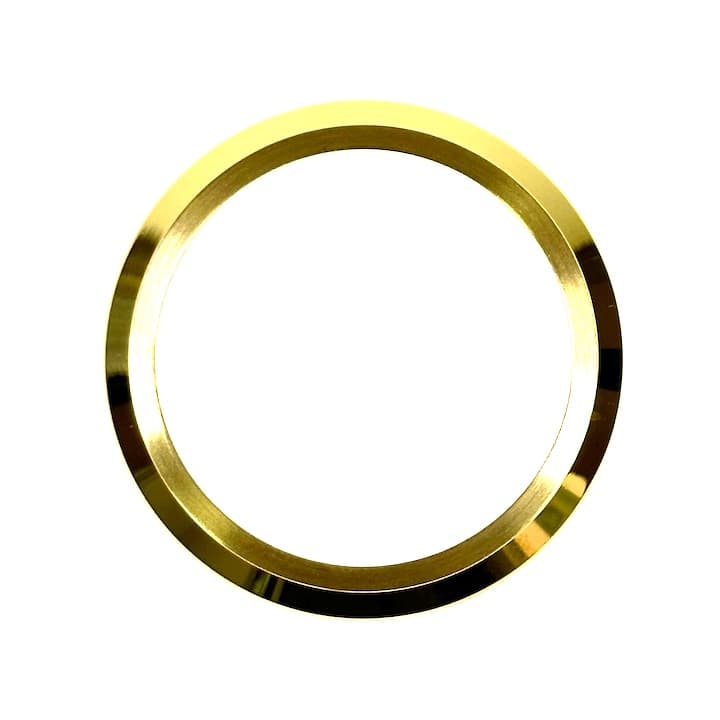 Чистый безель для часов Восток Амфибия с пружиной, позолоченный, полированный/брашированный (17k-5/3)