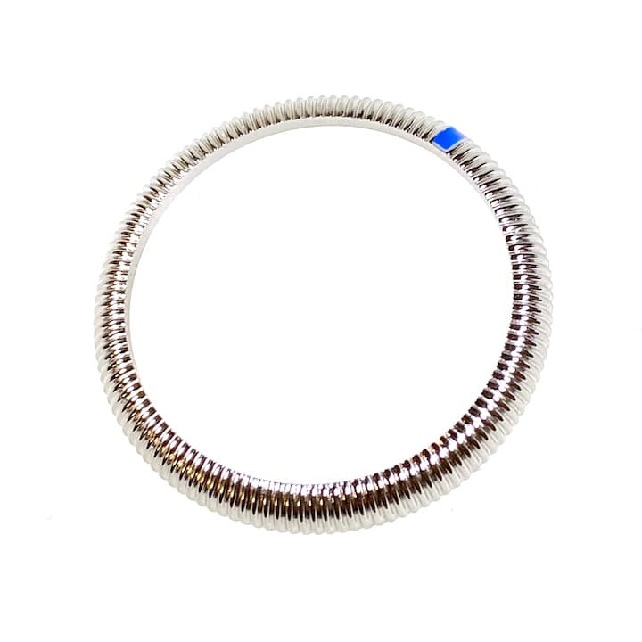 Рифленый безель полированный SwissChrono VOSTOK AMPHIBIA KOMANDIRSKIE с пружиной (LU-MAS-13)