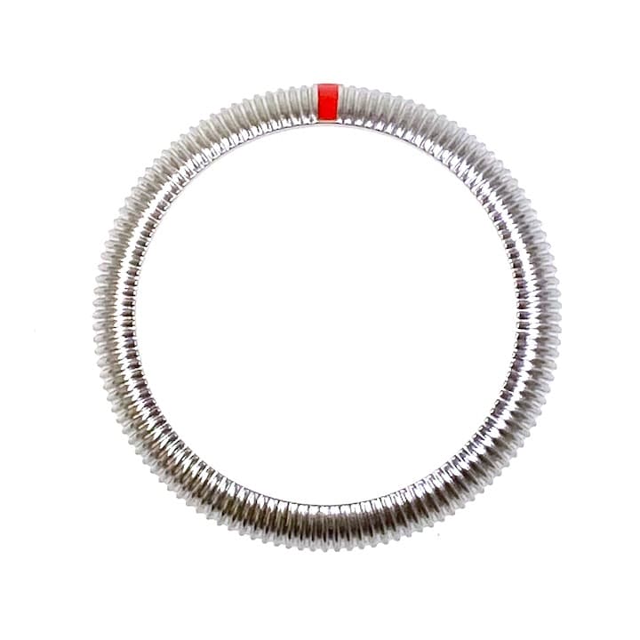 Рифленый безель полированный SwissChrono ВОСТОК АМФИБИЯ КОМАНДИРСКТЕ с пружиной (LU-MAS-11)