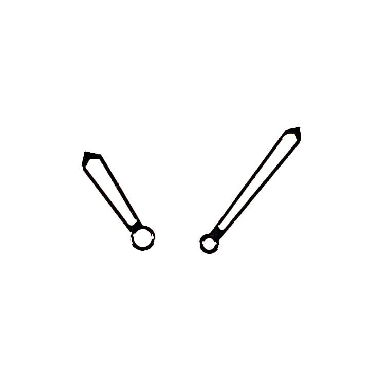 Черные стрелки меч ВОСТОК КОМАНДИРСКИЕ (PAAR33)