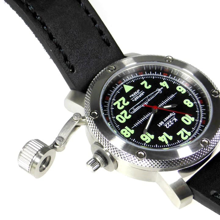 ТРИУМФ ПОДВОДНАЯ ЛОДКА АНЧАР, 24-часовые время, сапфировое стекло (1034.01)