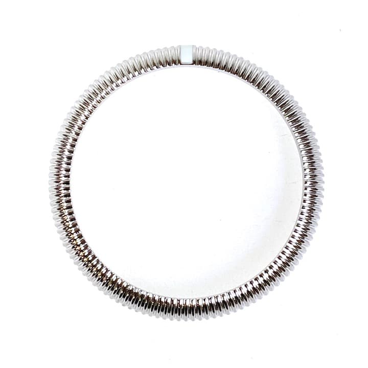 Рифленый безель SuperLumiNova полированный SwissChrono VOSTOK AMPHIBIA KOMANDIRSKIE с пружиной (LU-MAS-10)