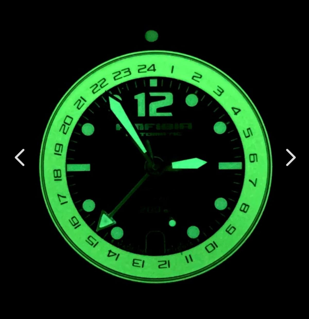 ВОСТОК AMFIBIA REEF, дополнительное 24-часовое GMT время (080481)