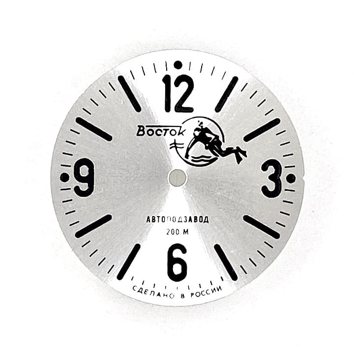 Циферблат 660 -4 Восток Амфибия Scuba Dude c черной светомассой (слабо светит)