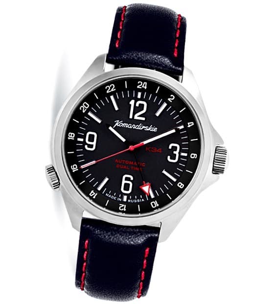 ВОСТОК КОМАНДИРСКИЕ DUALTIME, дополнительное 24-часовое время (470612)