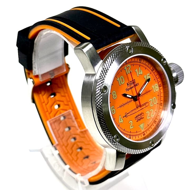 ТРИУМФ ПОДВОДНАЯ ЛОДКА АНЧАР, 24-часовые время, сапфировое стекло (1033.015)