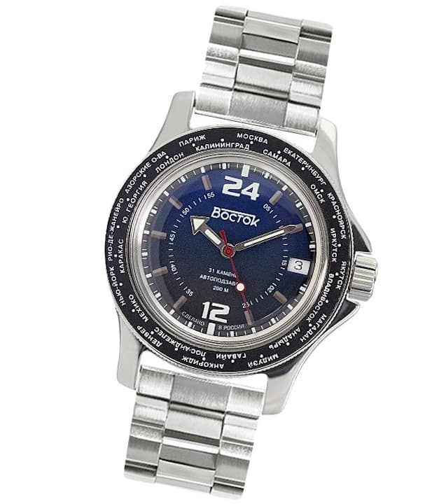 VOSTOK АМФИБИЯ 24-часовое время (13025A)
