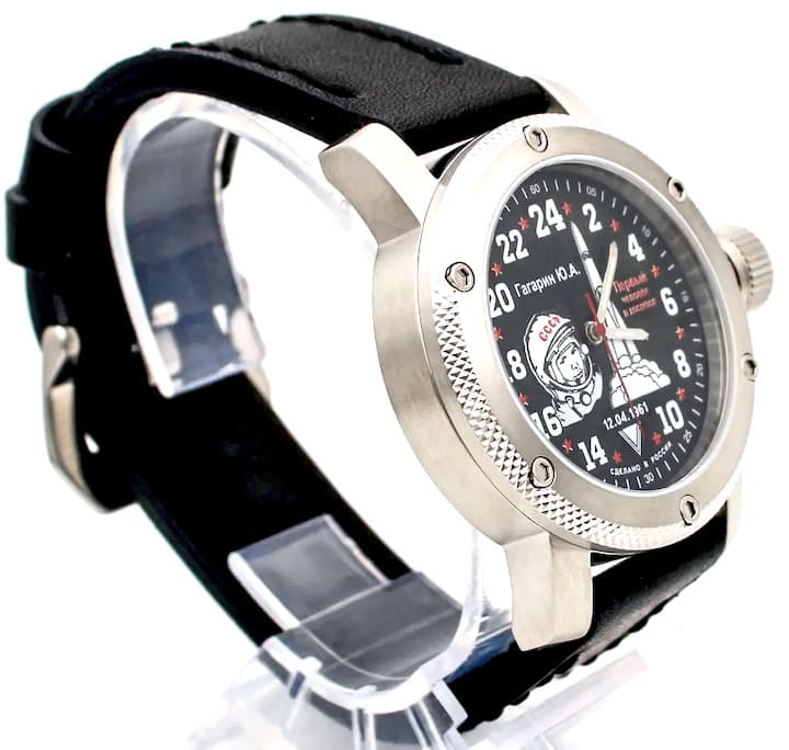 ТРИУМФ ЮРИЙ ГАГАРИН, 24-часовые время, сапфировое стекло (1116.01)