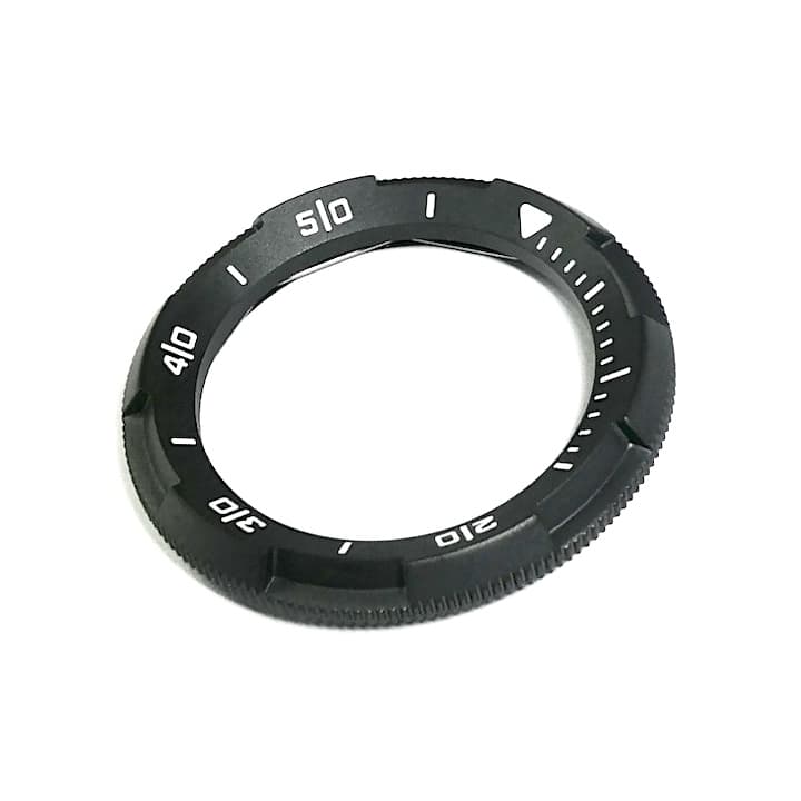 3D безель ВОСТОК АМФИБИЯ КОМАНДИРСКИЕ, черное PVD покрытие с пружиной (LU-MAS-23)