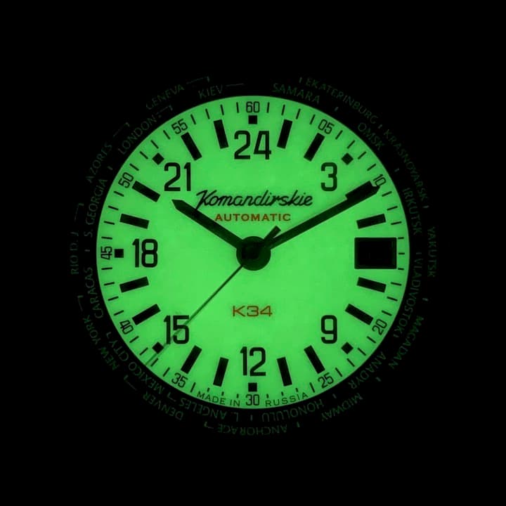 ВОСТОК КОМАНДИРСКИЕ К-34 24-часовое время (476965)