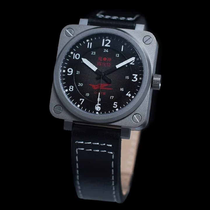 УМНЯШОВ КАМИКАДЗЕ, нержавеющая сталь и титан, сапфировое стекло, 41x41mm (UM-G1)