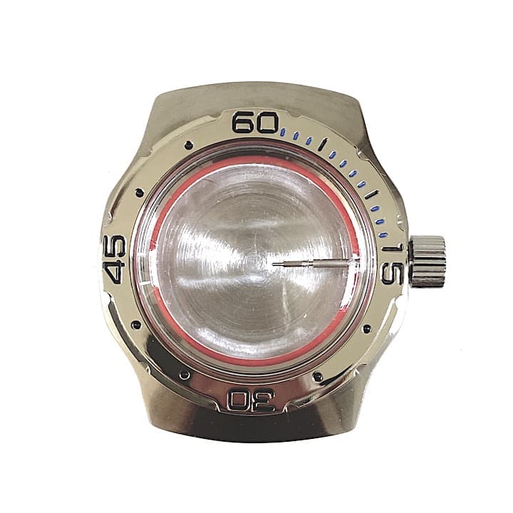 Корпус ВОСТОК 160 синие минуты, брашированный (160ksb / 2)