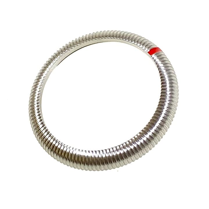 Рифленый безель полированный SwissChrono ВОСТОК АМФИБИЯ КОМАНДИРСКТЕ с пружиной (LU-MAS-11)