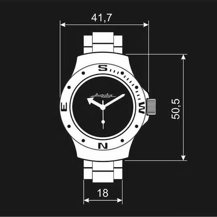 Корпус ВОСТОК 060 матовый, матовый безель (060ksb / 1)