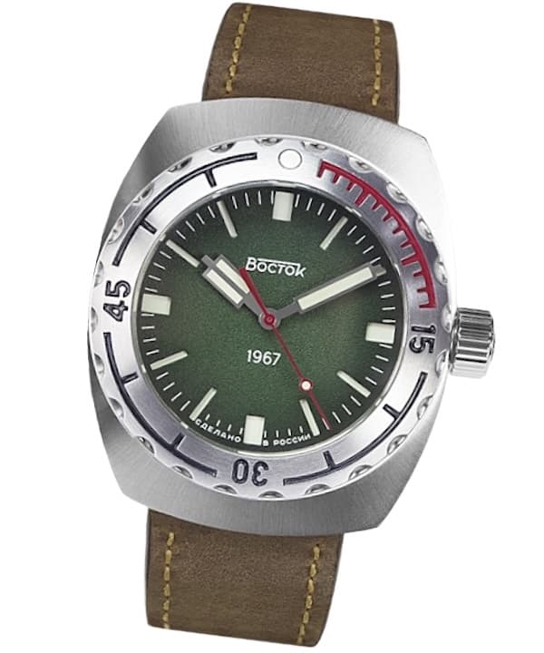ВОСТОК АМФИБИЯ 1967, сапфировое стекло (190061)