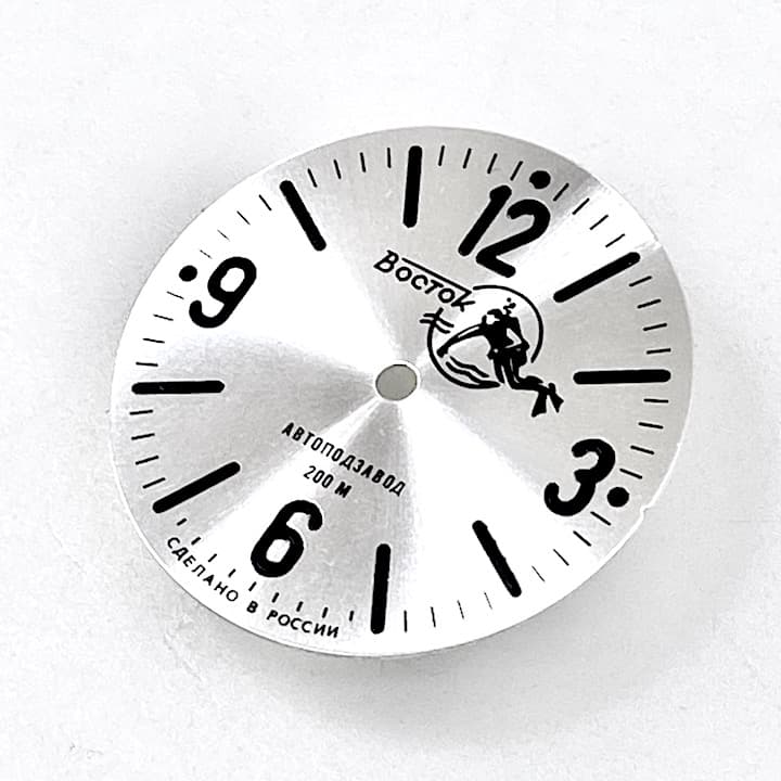 Циферблат 660 -4 Восток Амфибия Scuba Dude c черной светомассой (слабо светит)
