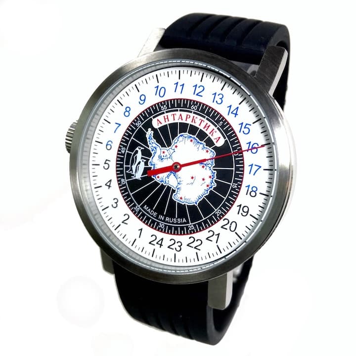 УМНЯШОВ АНТАРКТИКА однострелочные 24-часовые часы с автоподзаводом  (2431.12)