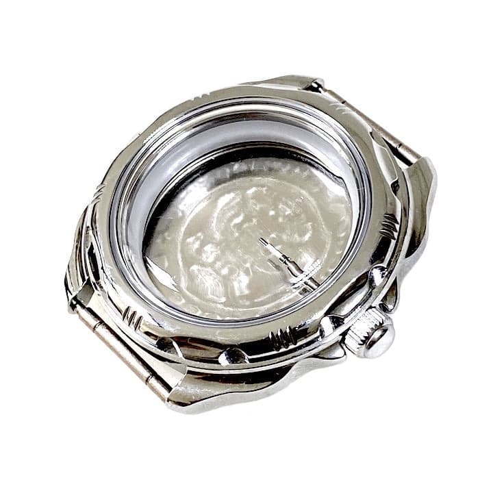 Корпус 211 для часов VOSTOK KOMANDIRSKIE с ручным заводом, хромированный, полированный, в комплекте 211ksb