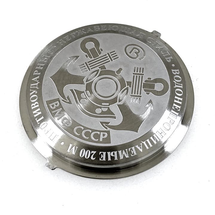 Задняя крышка корпуса ВМФ РОССИИ для российских часов-амфибий "ВОСТОК" и "КОМАНДИРСКИЕ автоматические часы", нержавеющая сталь, водонепроницаемость 200 м 71k-2 Kriegsmarine